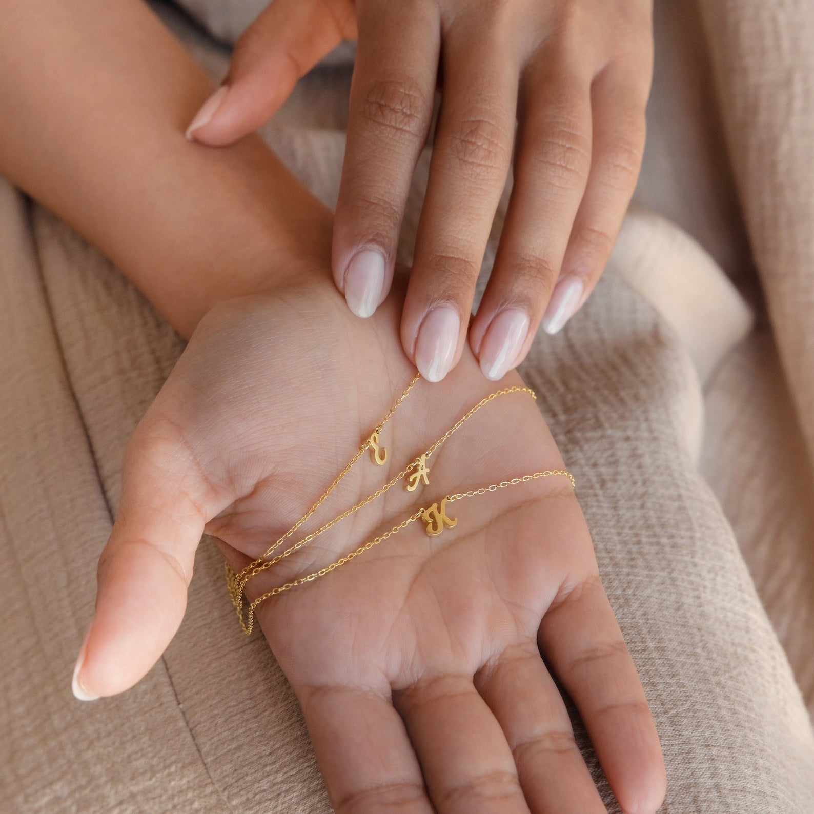 Charming Personalization: Personalized Initial Necklace